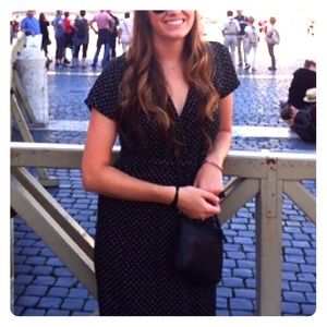 Nasty Gal Olivaceous Black wrap maxi dress